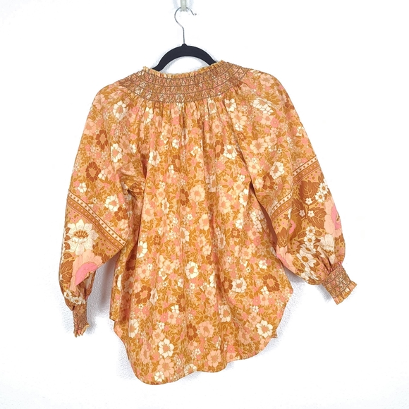 SPELL & THE GYPSY COLLECTIVE Anne Blouse Floral Pecan - Picture 14 of 16